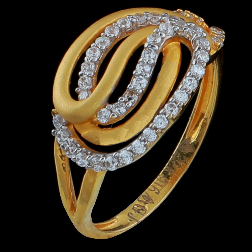Buy quality 916 gold Hallmark Stylish Design Ring in Ahmedabad