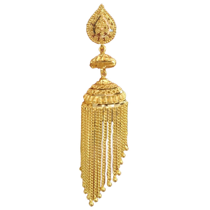 GUINEA 22K GOLD EXCLUSIVE JHUMKA FOR WOMEN AND GIRLS