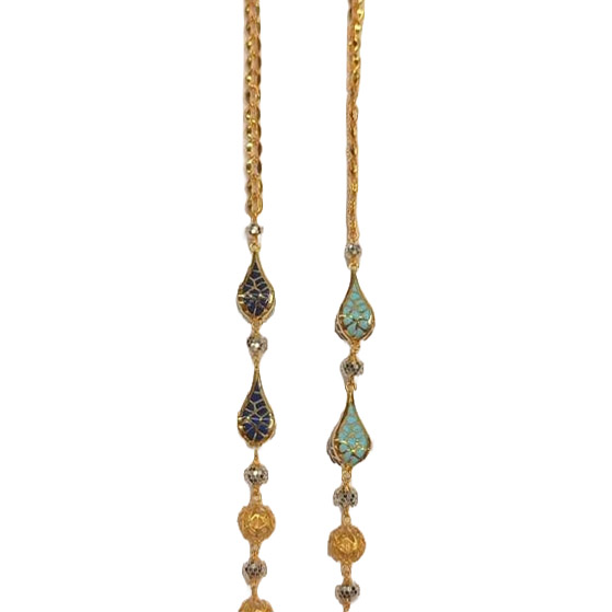 GUINEA 18k GOLD DESIGNER NECKLACE SET