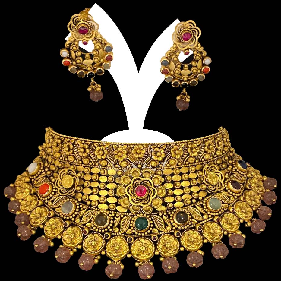 ANTIQUE CHOKER SET