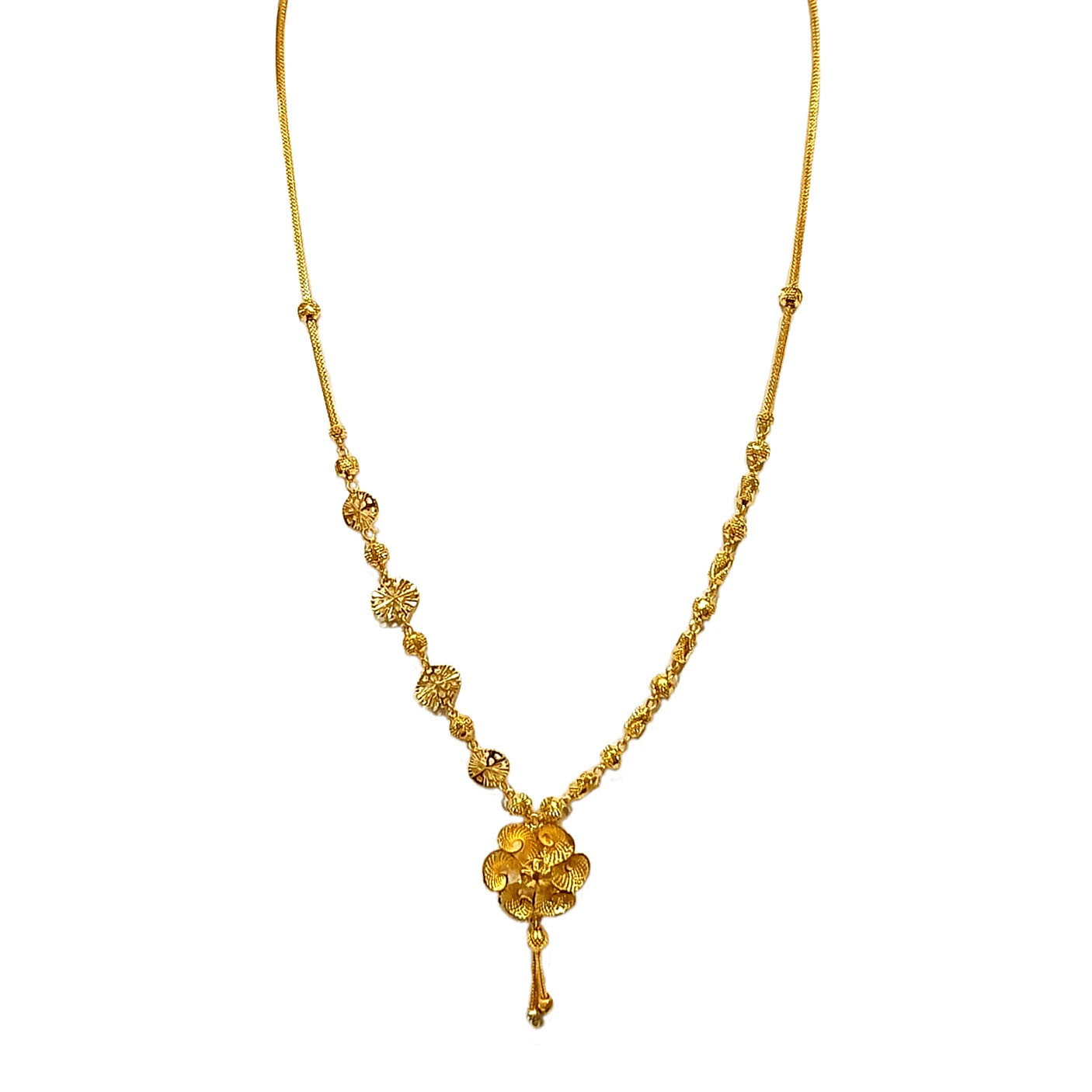 GUINEA 22k GOLD EXCLUSIVE MALA LOCKET CHAIN