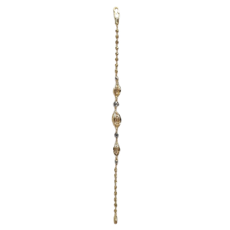 22K Gold Bracelet For Women - 235-GBR3056 in 6.750 Grams