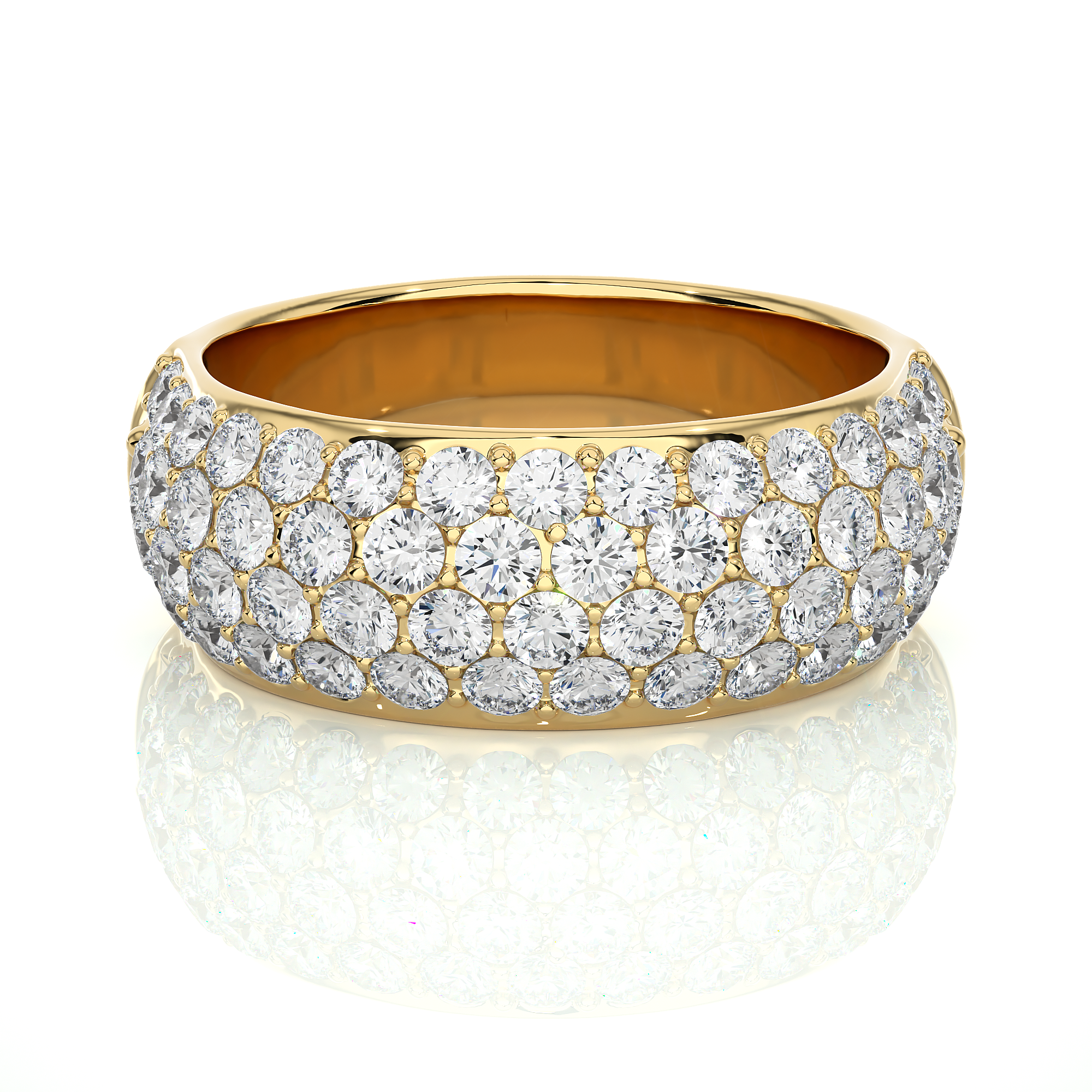 GUINEA DIAMOND RING (YG)