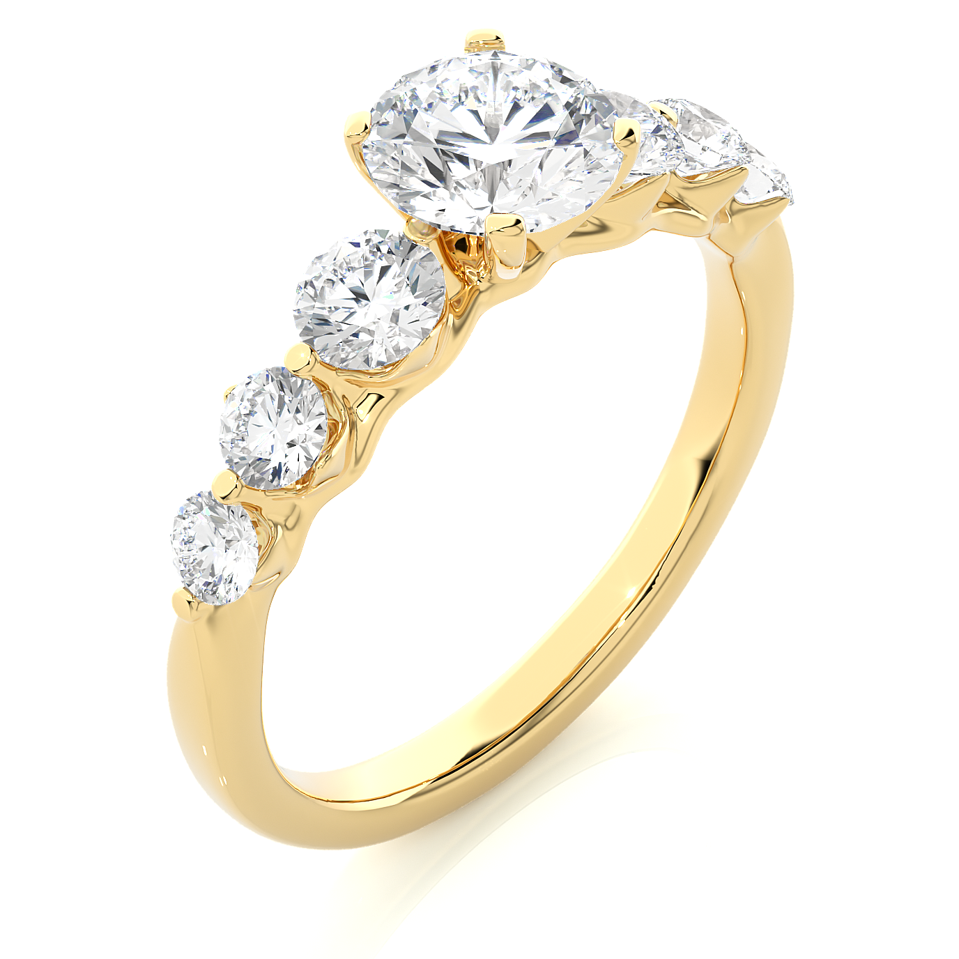 GUINEA DIAMOND RING (YG)