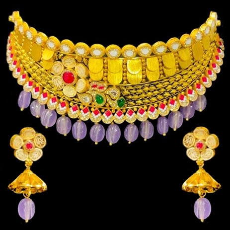 GUINEA ANTIQUE CHOKER SET