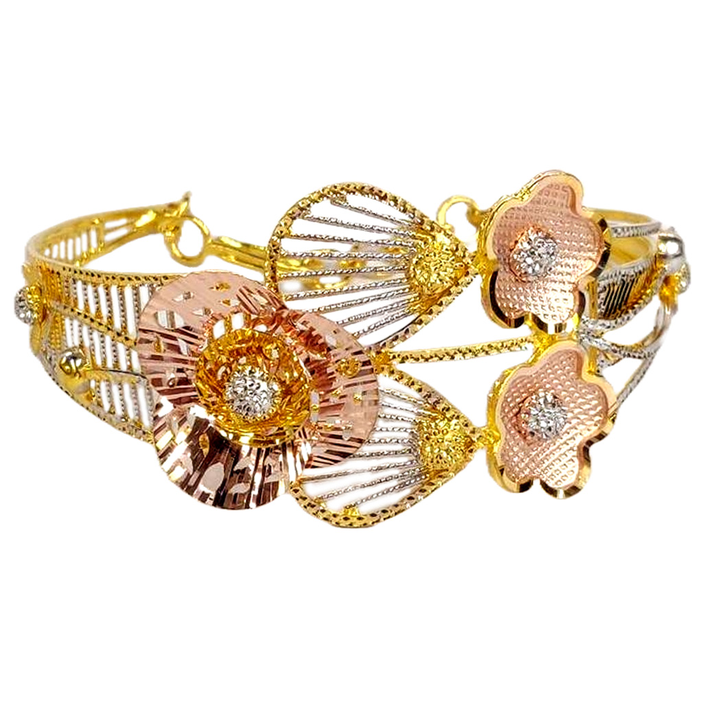 set unusual gold bracelets