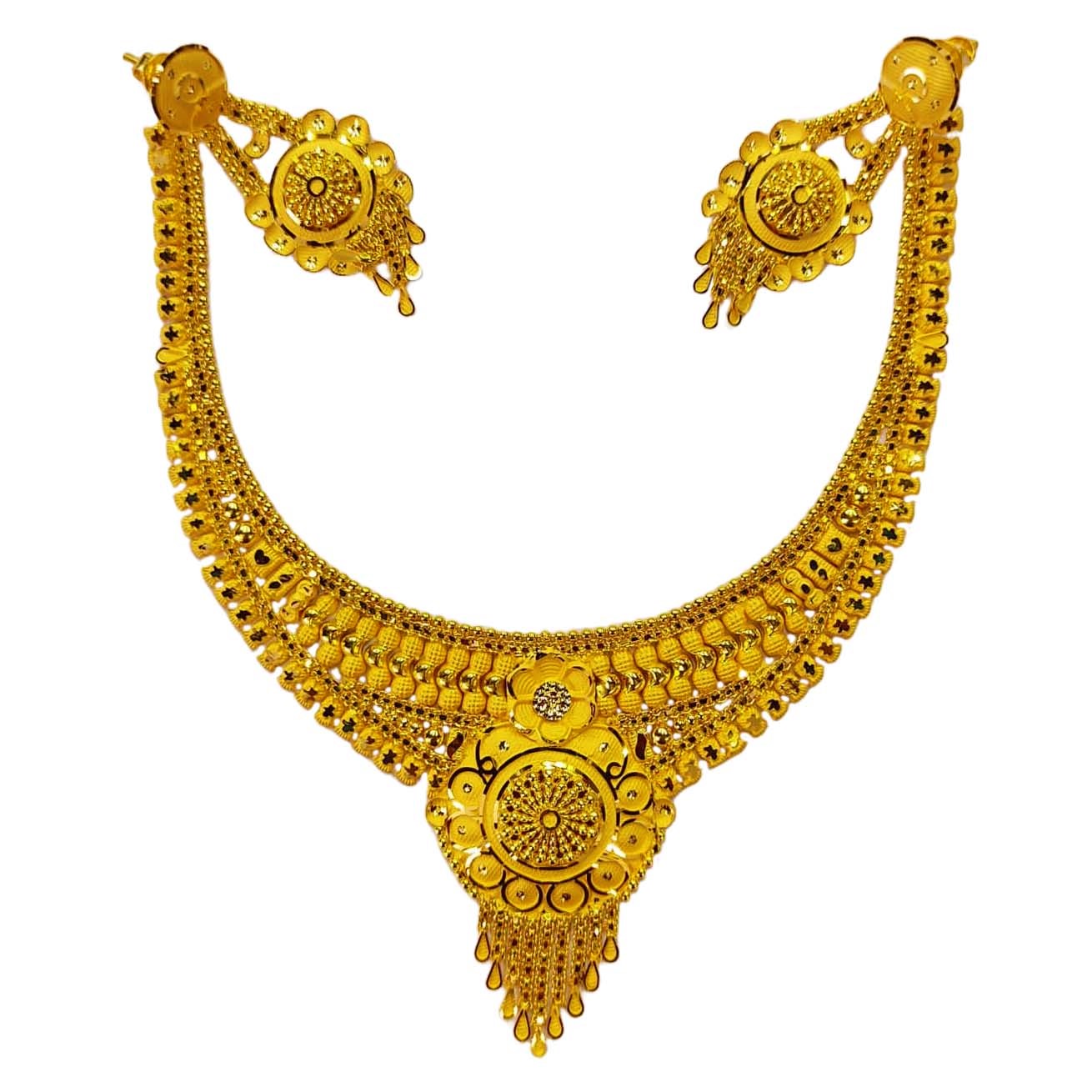 GUINEA 22k GOLD NECKLACE SET