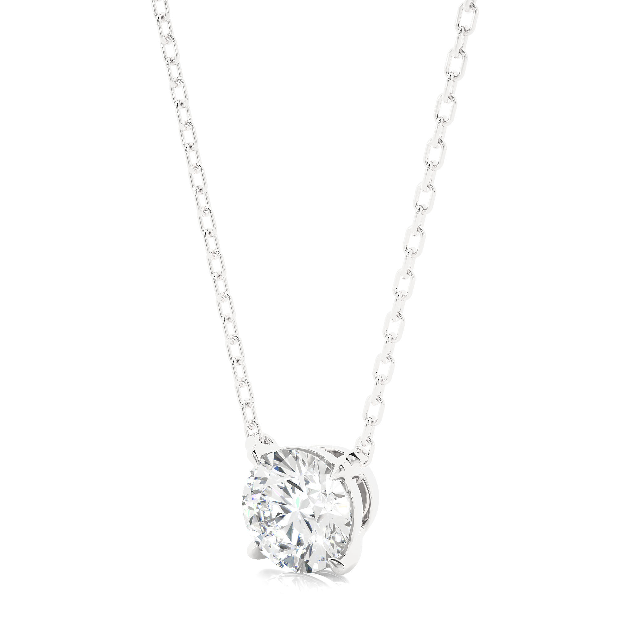 GUINEA DIAMOND PENDANT (WG)
