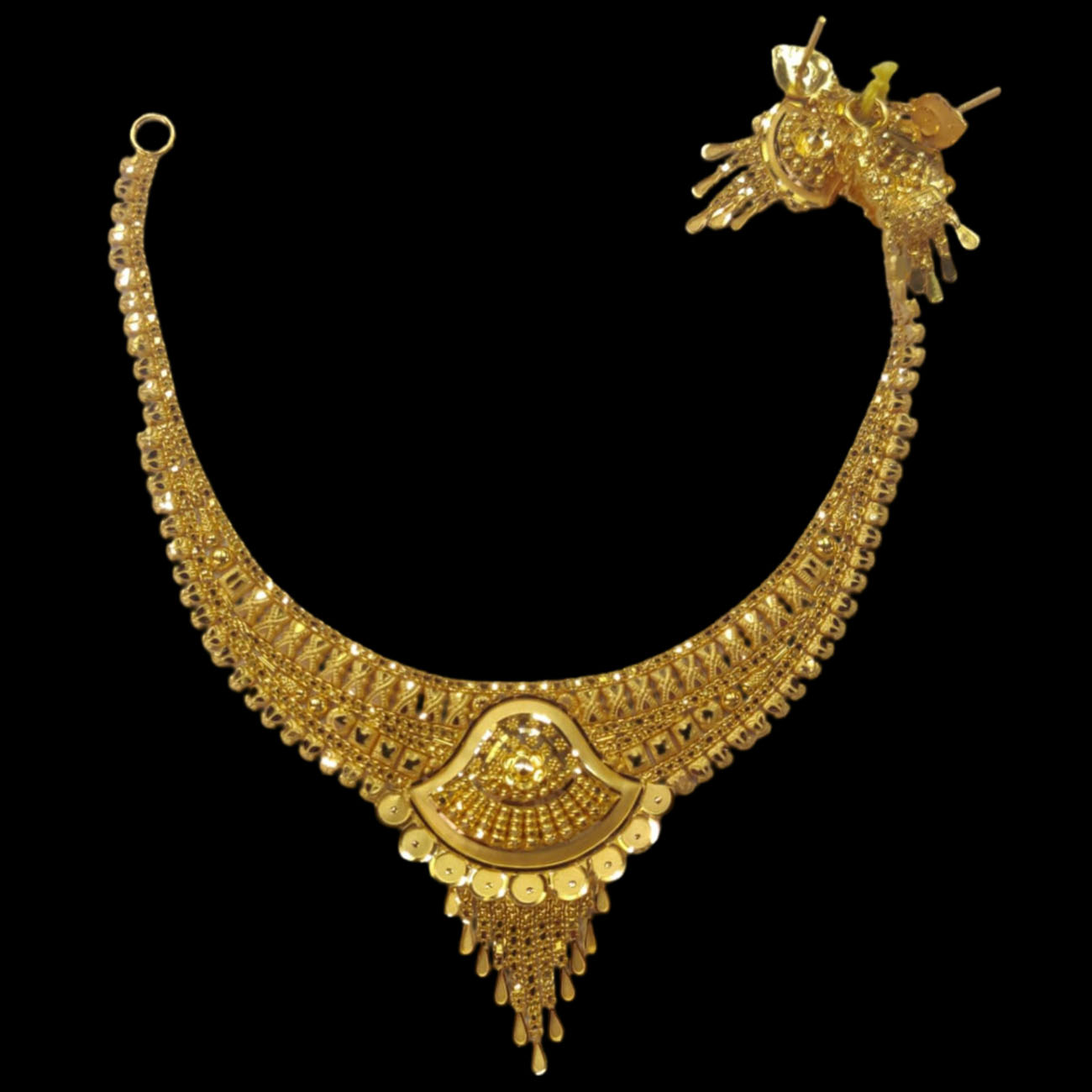 Gold necklace designs 22k hotsell