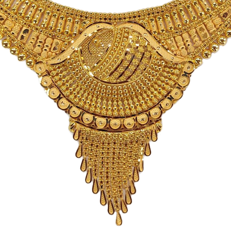 GUINEA 22k GOLD NECKLACE SET