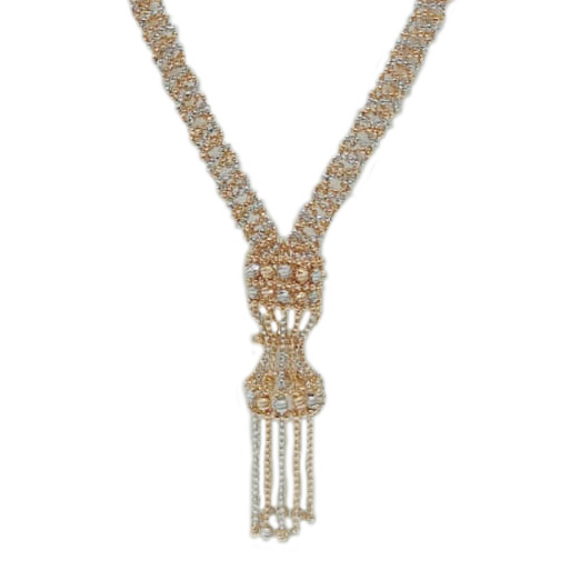 GUINEA 18k GOLD DESIGNER NECKLACE SET