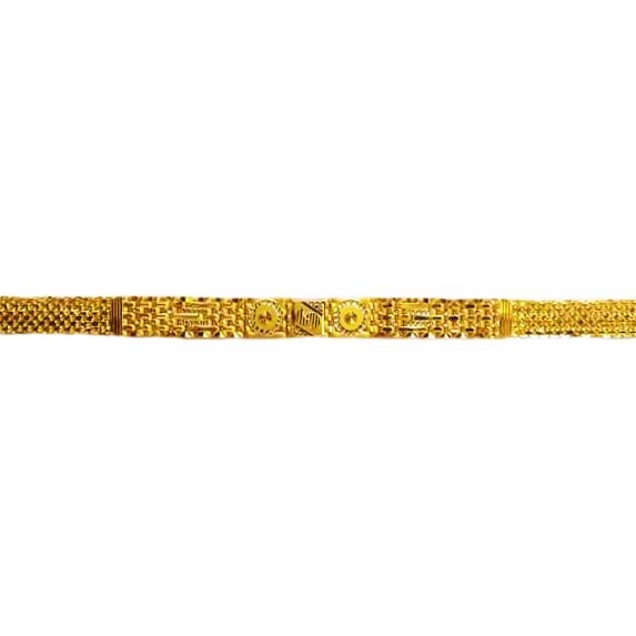 22k Plain Gold Bracelet JG-1910-00247 – Jewelegance