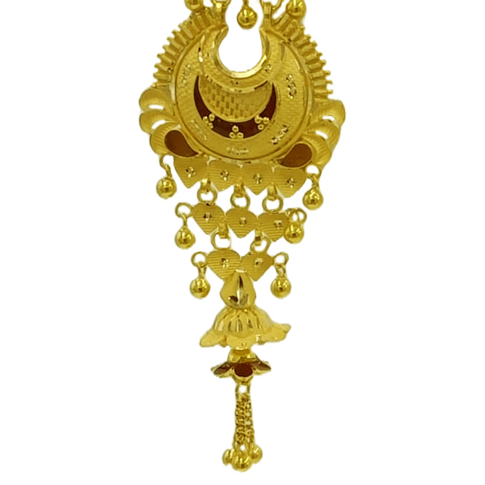 GUINEA 22k GOLD EXCLUSIVE EARING FOR PARTY AND WEDDING WEAR