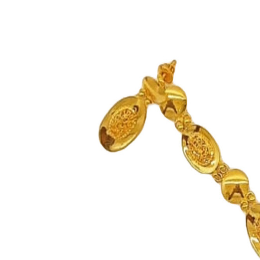 GUINEA 22k GOLD DESIGNER NECKLACE SET