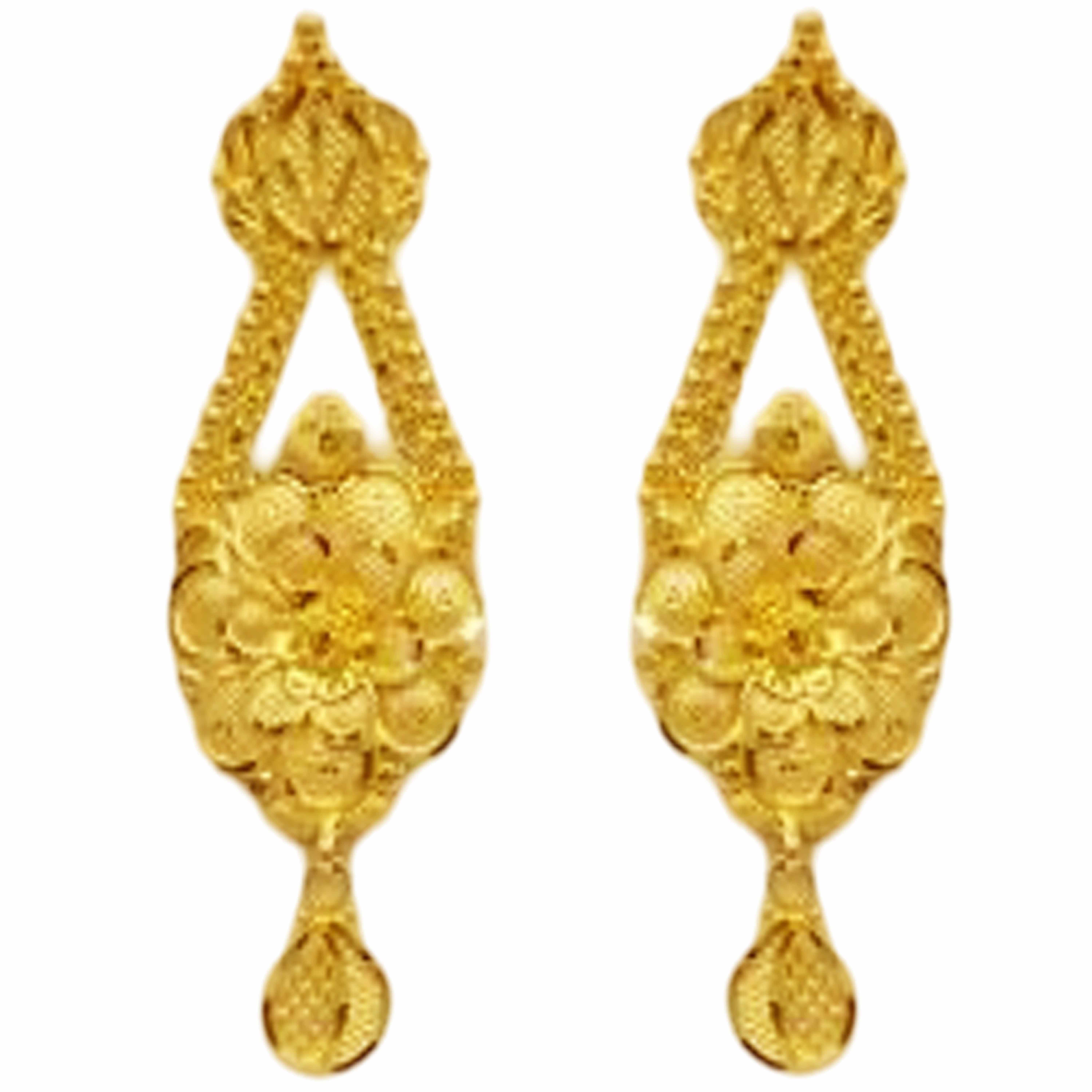 GUINEA 22k GOLD DESIGNER NECKLACE SET