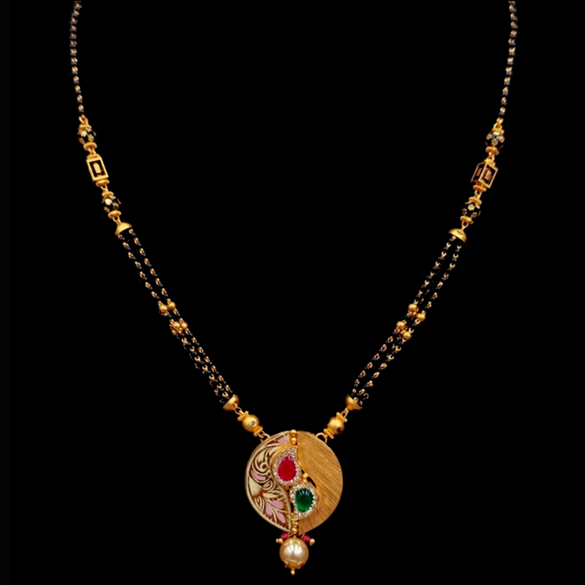 GUINEA 22k GOLD CLASSIC DESIGN LONG NECKLACE