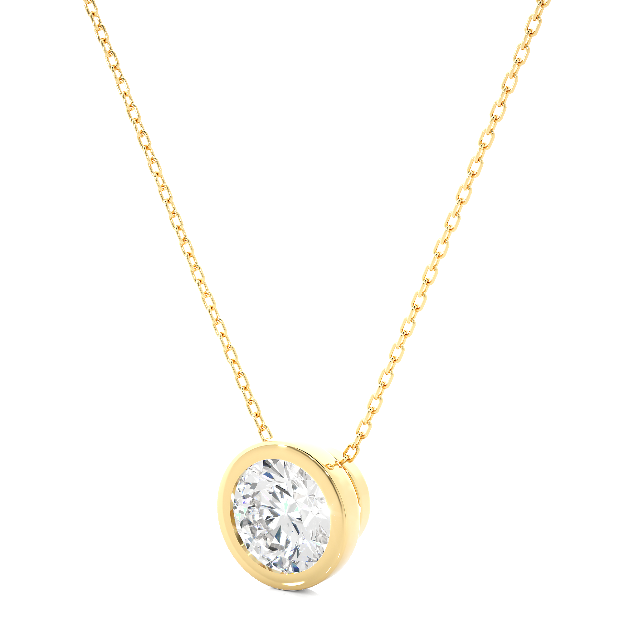 GUINEA DIAMOND PENDANT (YG)
