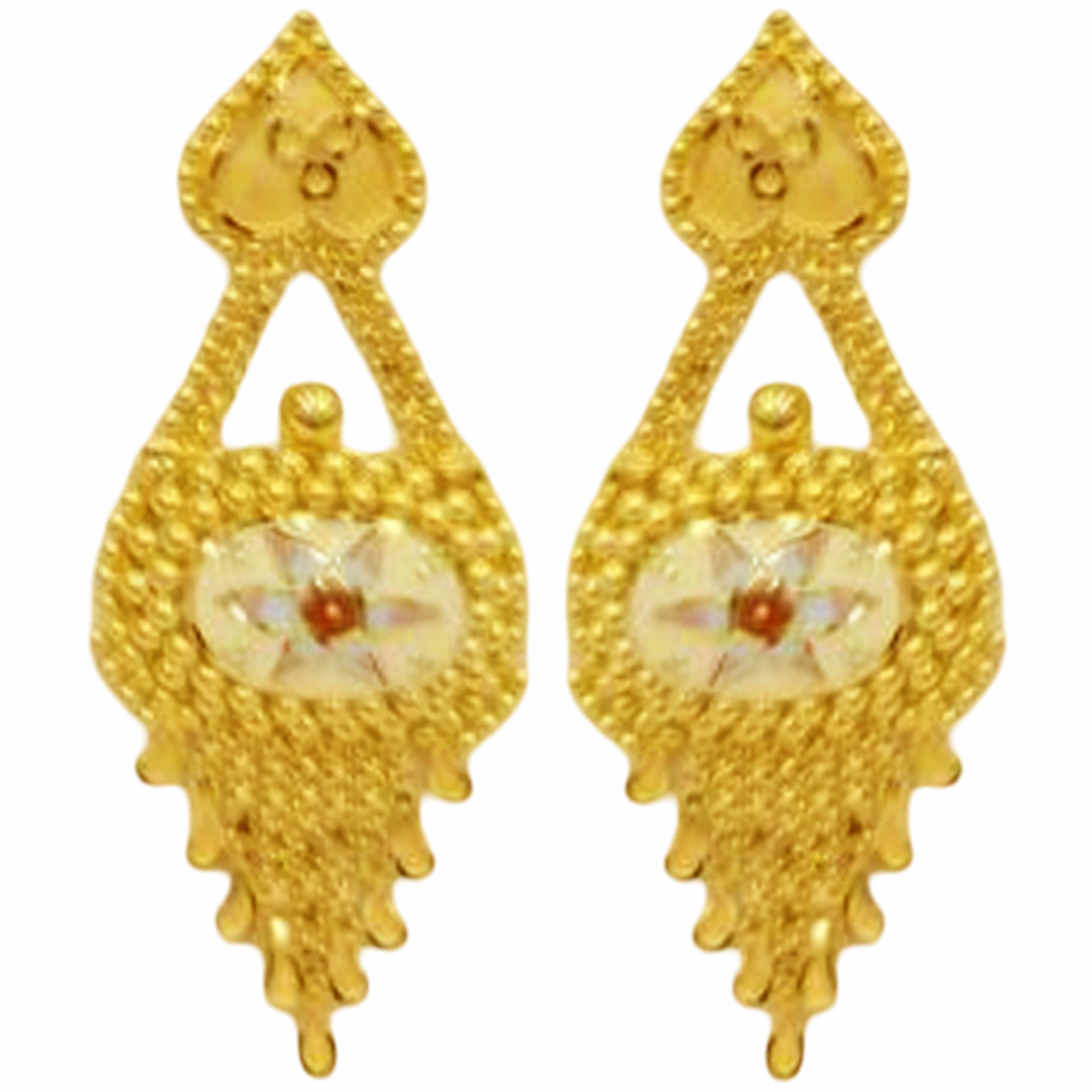 GUINEA 22k GOLD DESIGNER NECKLACE SET
