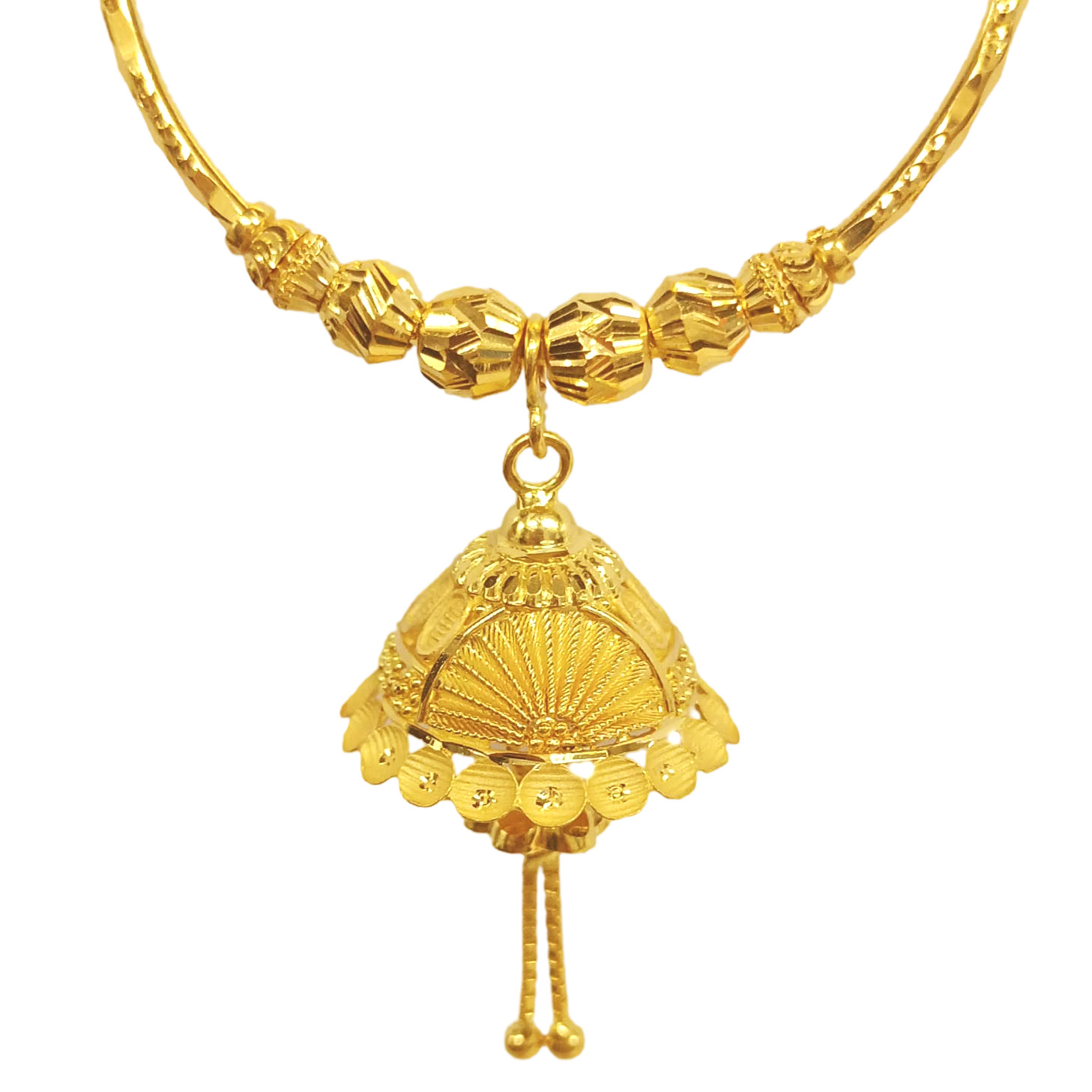 GUINEA 22K GOLD EXCLUSIVE  BALI JHUMKA FOR WOMEN AND GIRLS
