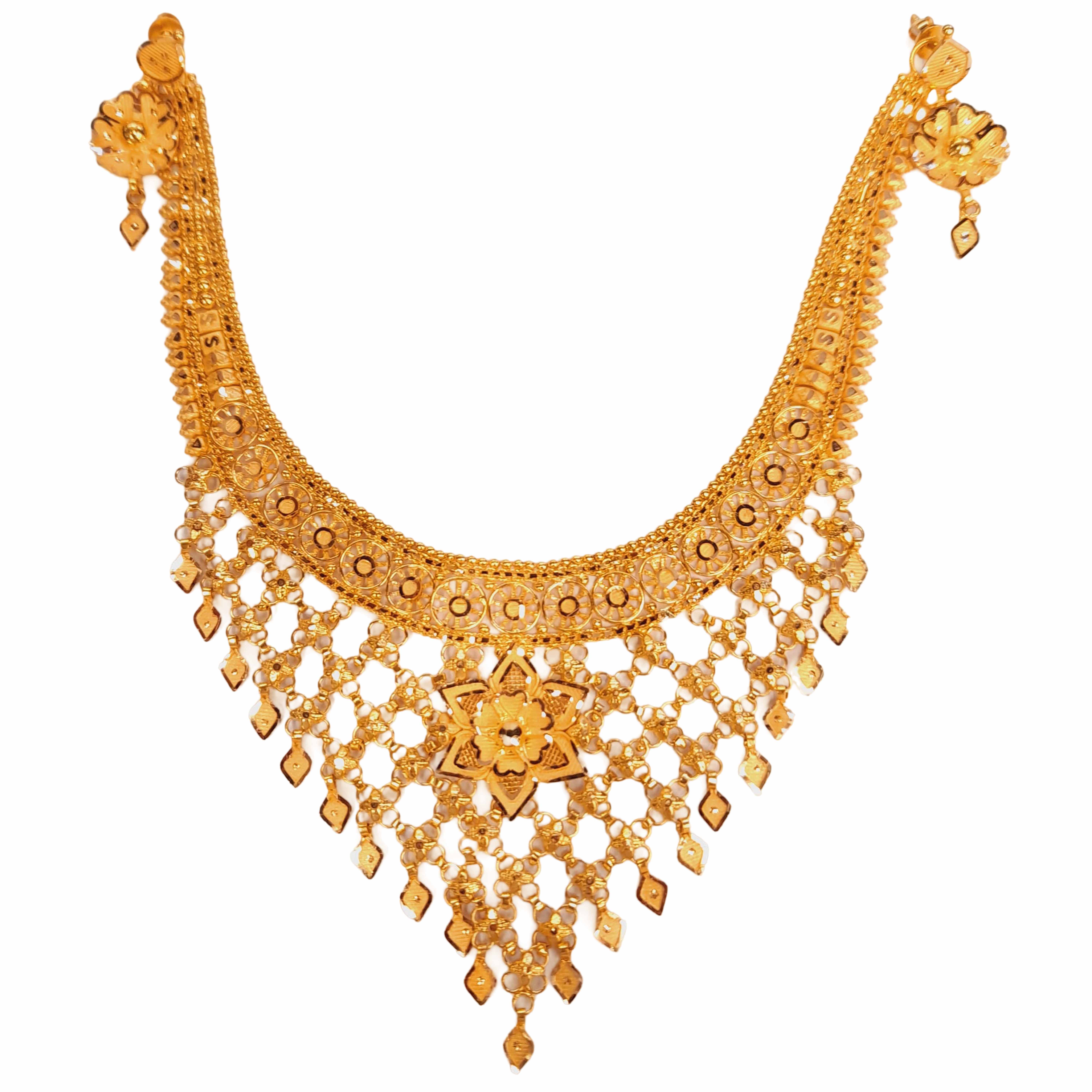 Guinea 22k Light Weight Gold Necklace Set