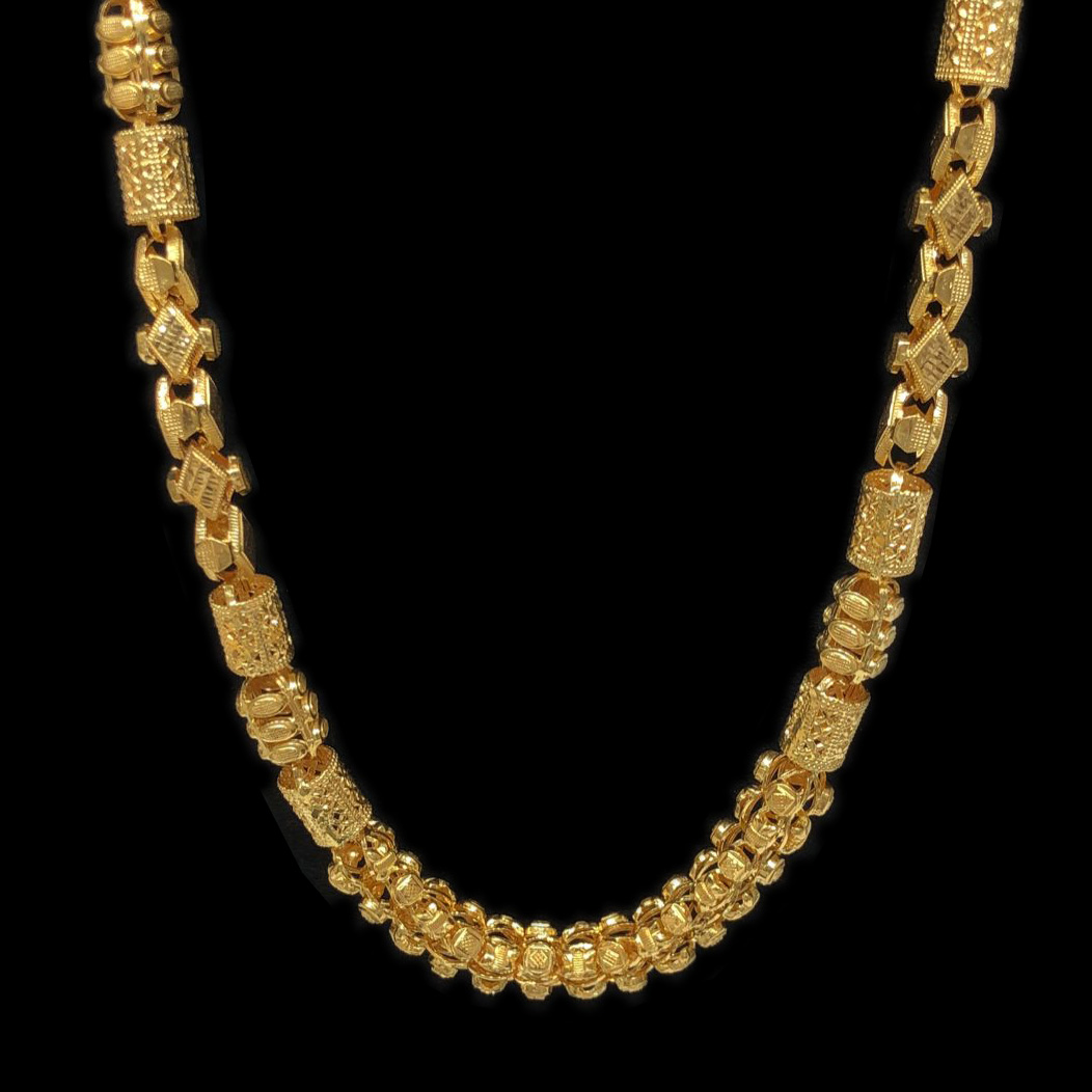 GUINEA 22k GOLD DESIGNER CHAIN