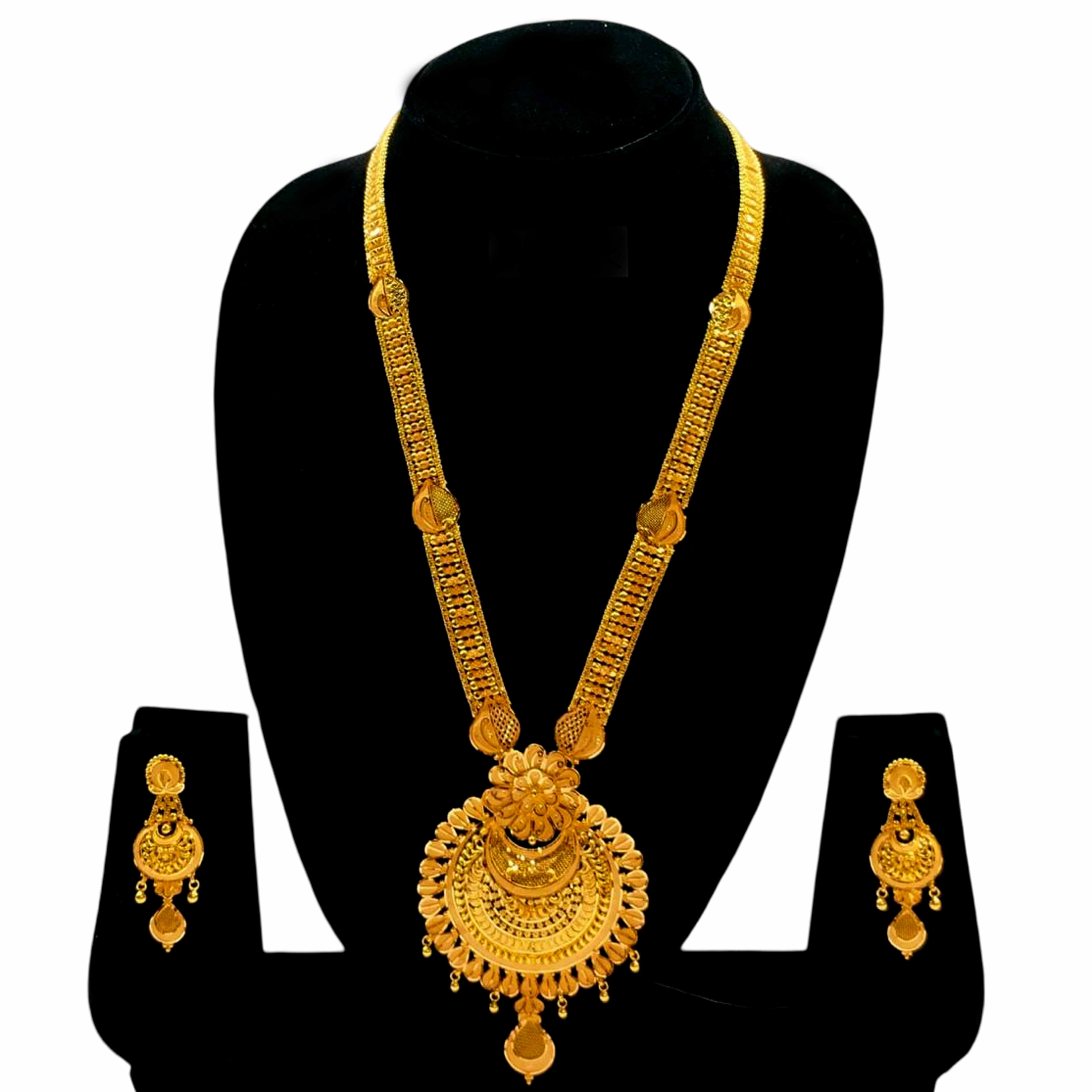 GUINEA 22k GOLD HEAVY NECKLACE SET