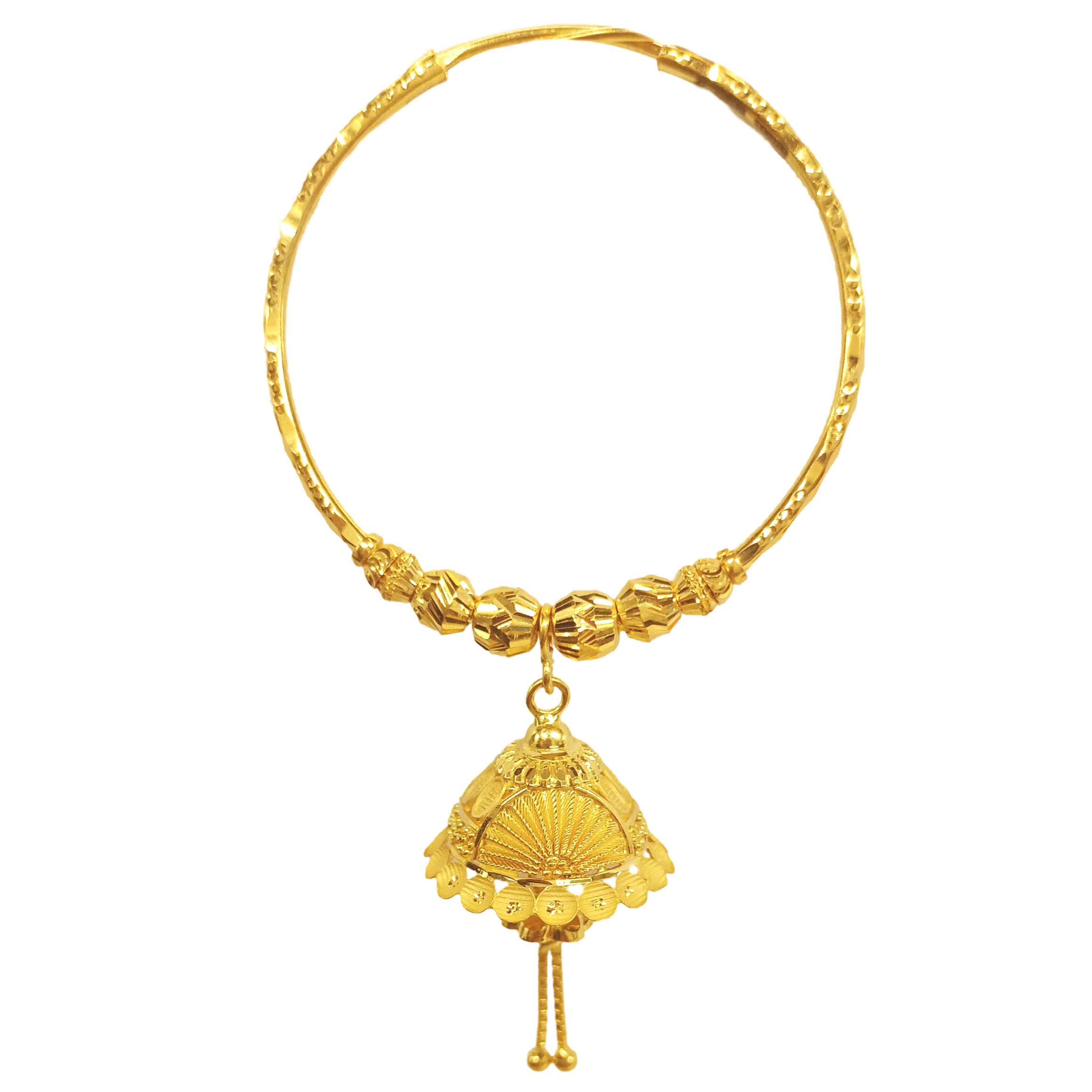 GUINEA 22K GOLD EXCLUSIVE  BALI JHUMKA FOR WOMEN AND GIRLS