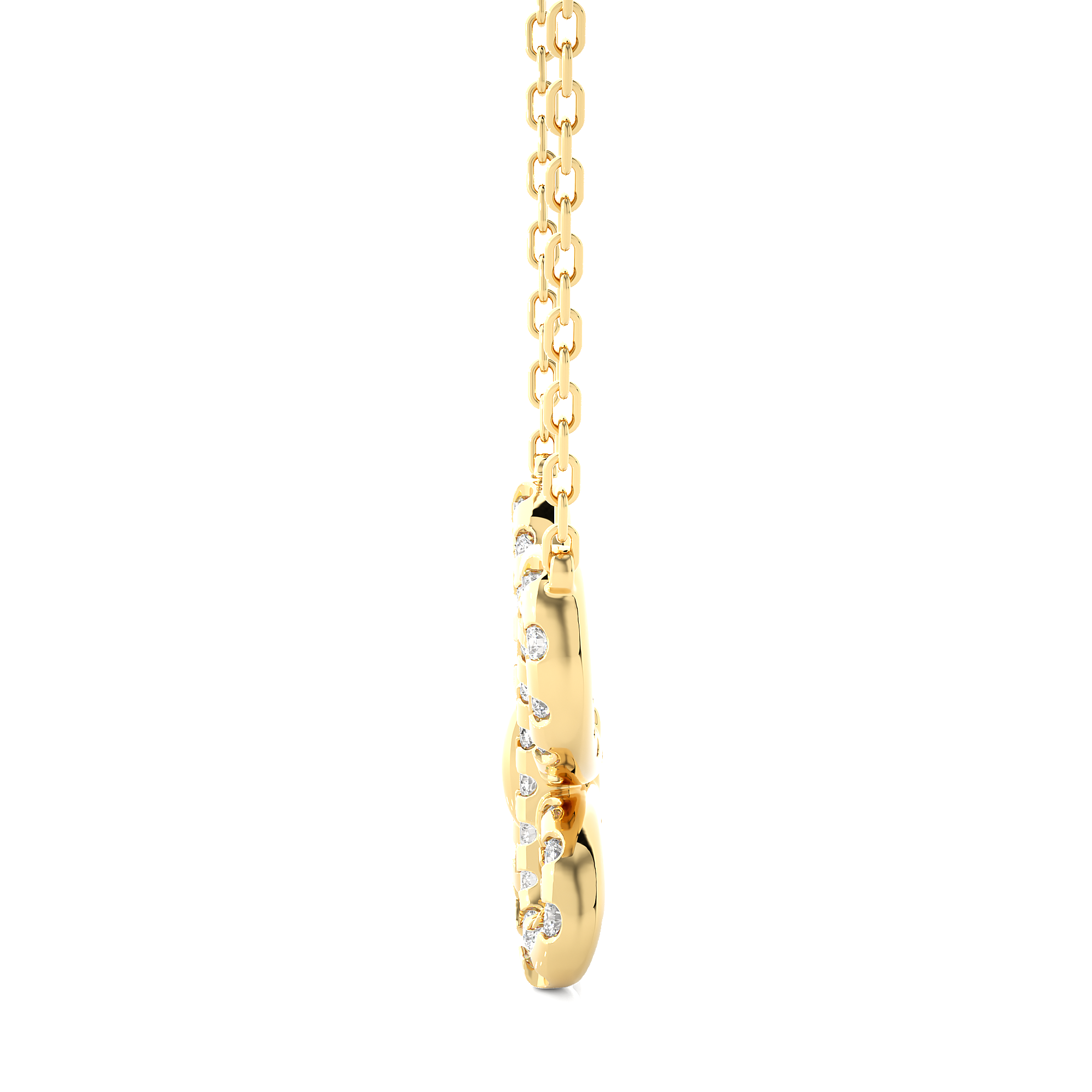 GUINEA DIAMOND PENDANT (WG)