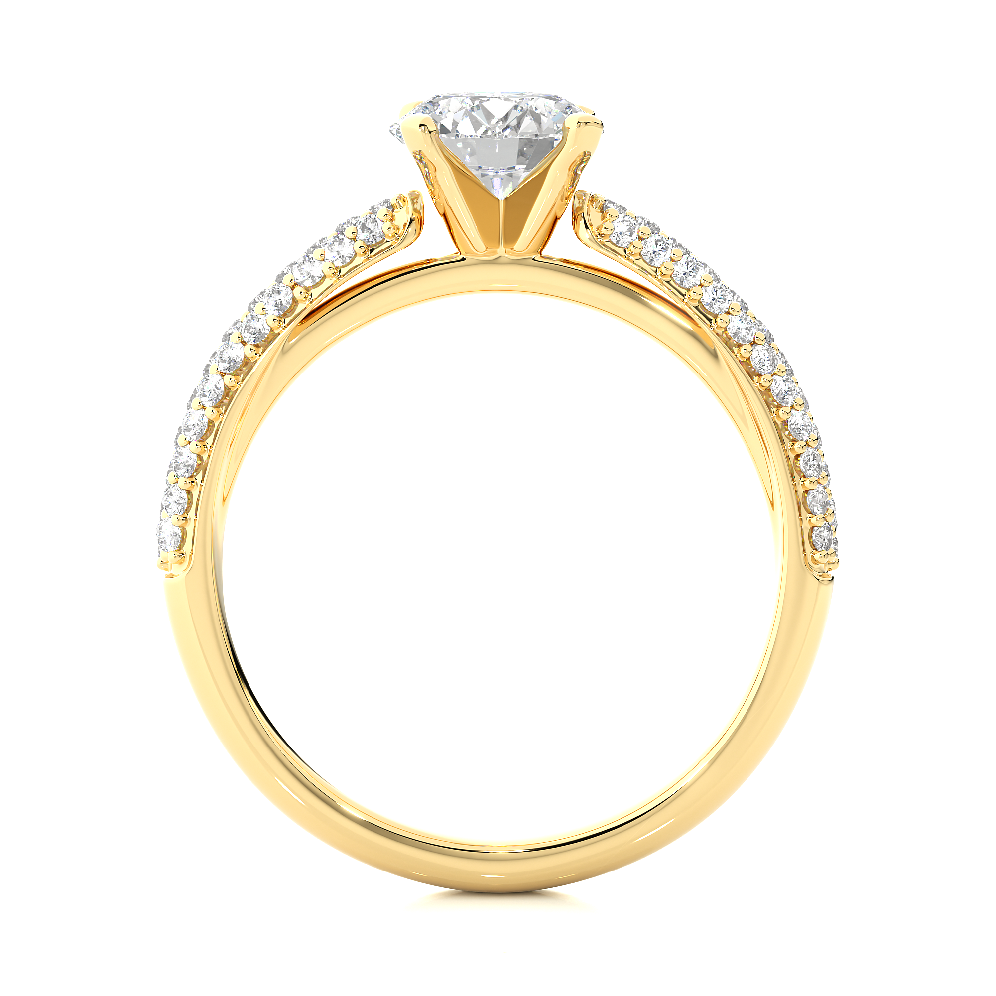 GUINEA DIAMOND RING (YG)