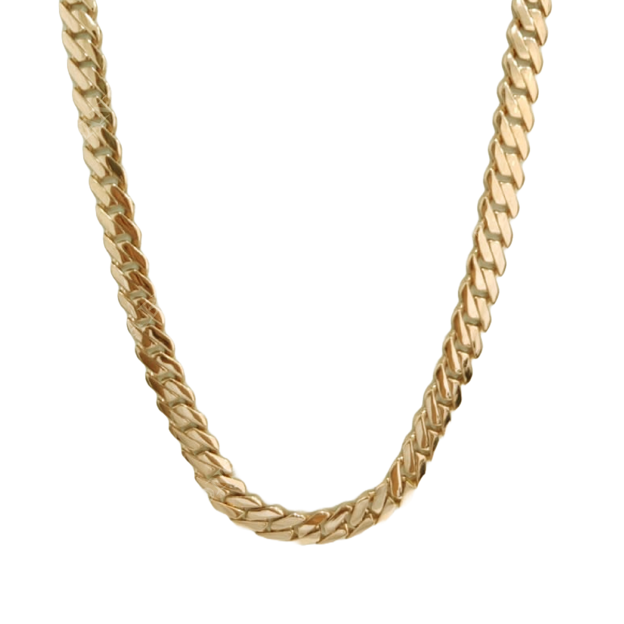 Guinea 18k Gold Men's Cuban Chains