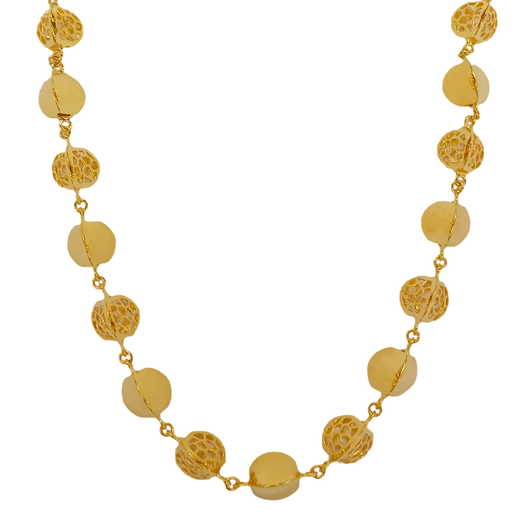 GUINEA GOLD 22K MALA SET