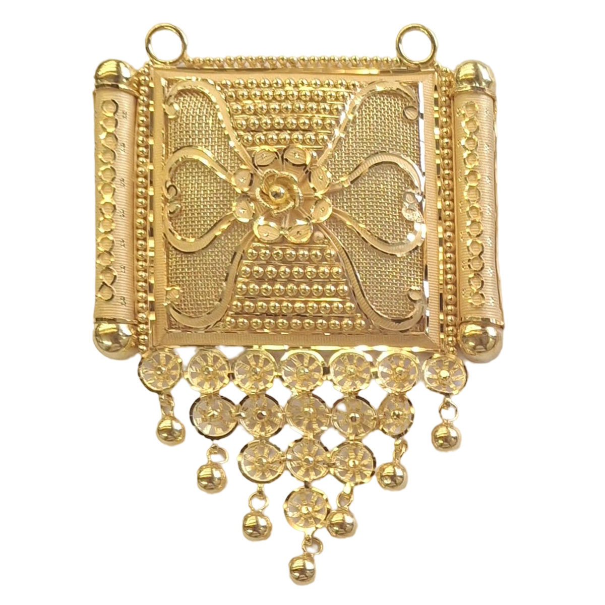 GUINEA GOLD 22k MANGALSUTRA LOCKET Guinea The Hallmark Jewellers