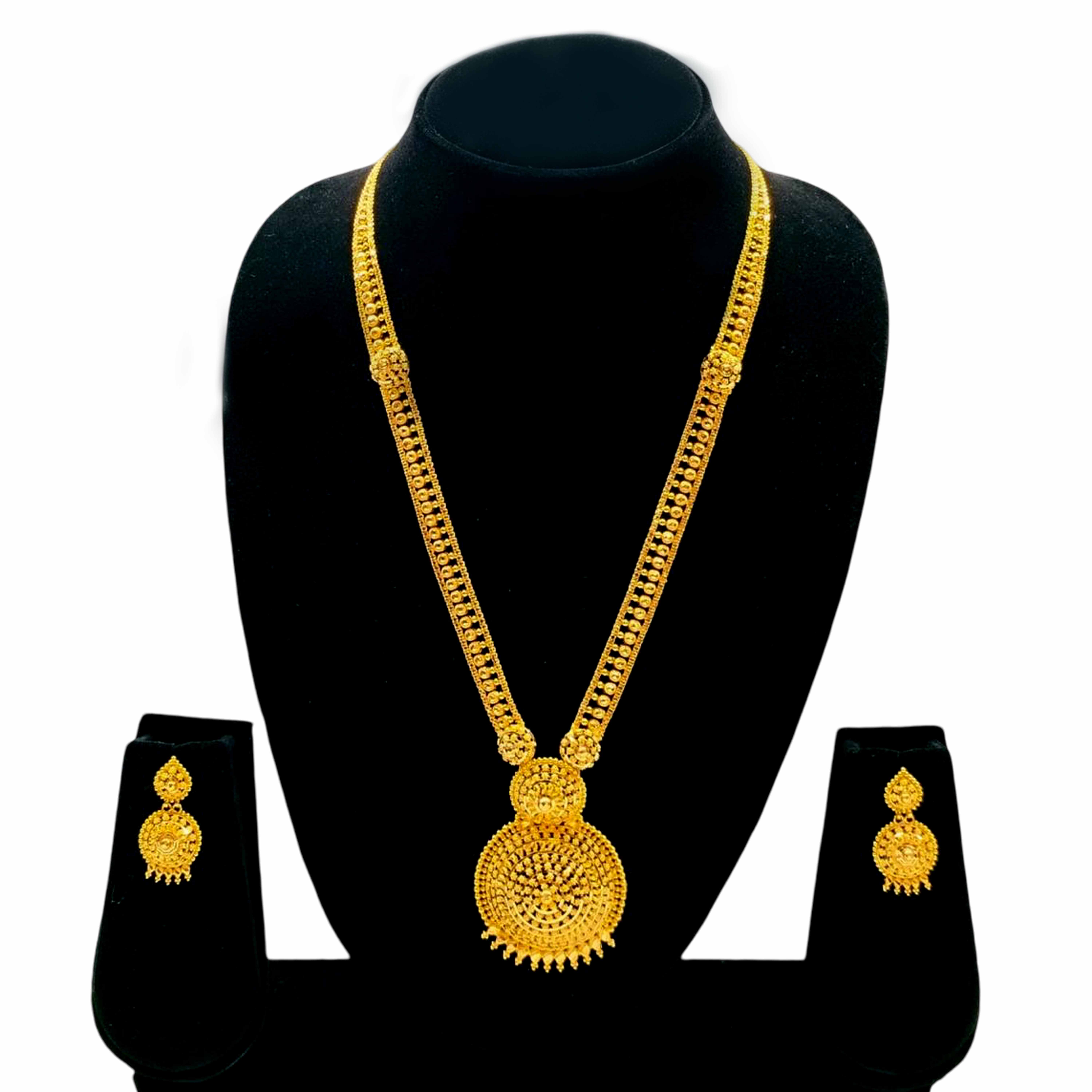 GUINEA 22k GOLD HEAVY NECKLACE SET