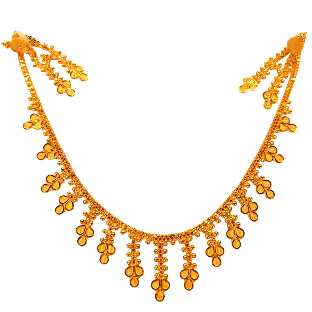 Choker Gold Plated Price Of Gold Chain In Anjali Jewellers Chandra