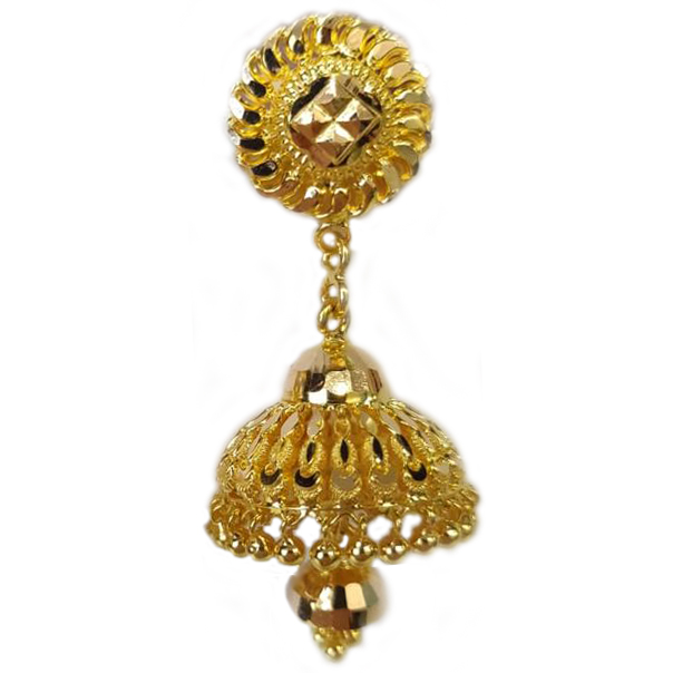GUINEA 22K GOLD EXCLUSIVE JHUMKA FOR WOMEN AND GIRLS