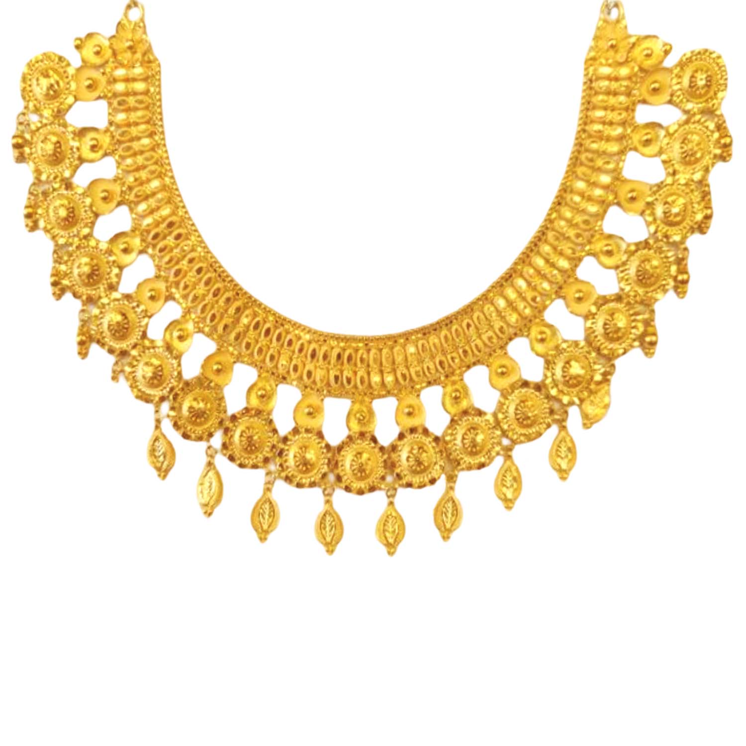 GUINEA 22k GOLD TRADITIONAL NECKLACE SET