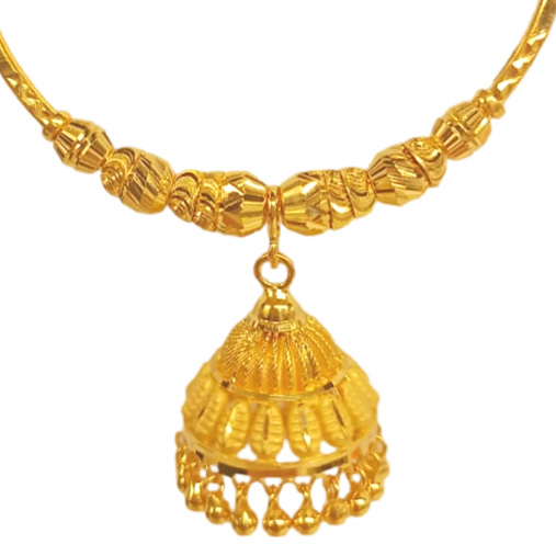 GUINEA 22K GOLD EXCLUSIVE  BALI JHUMKA FOR WOMEN AND GIRLS
