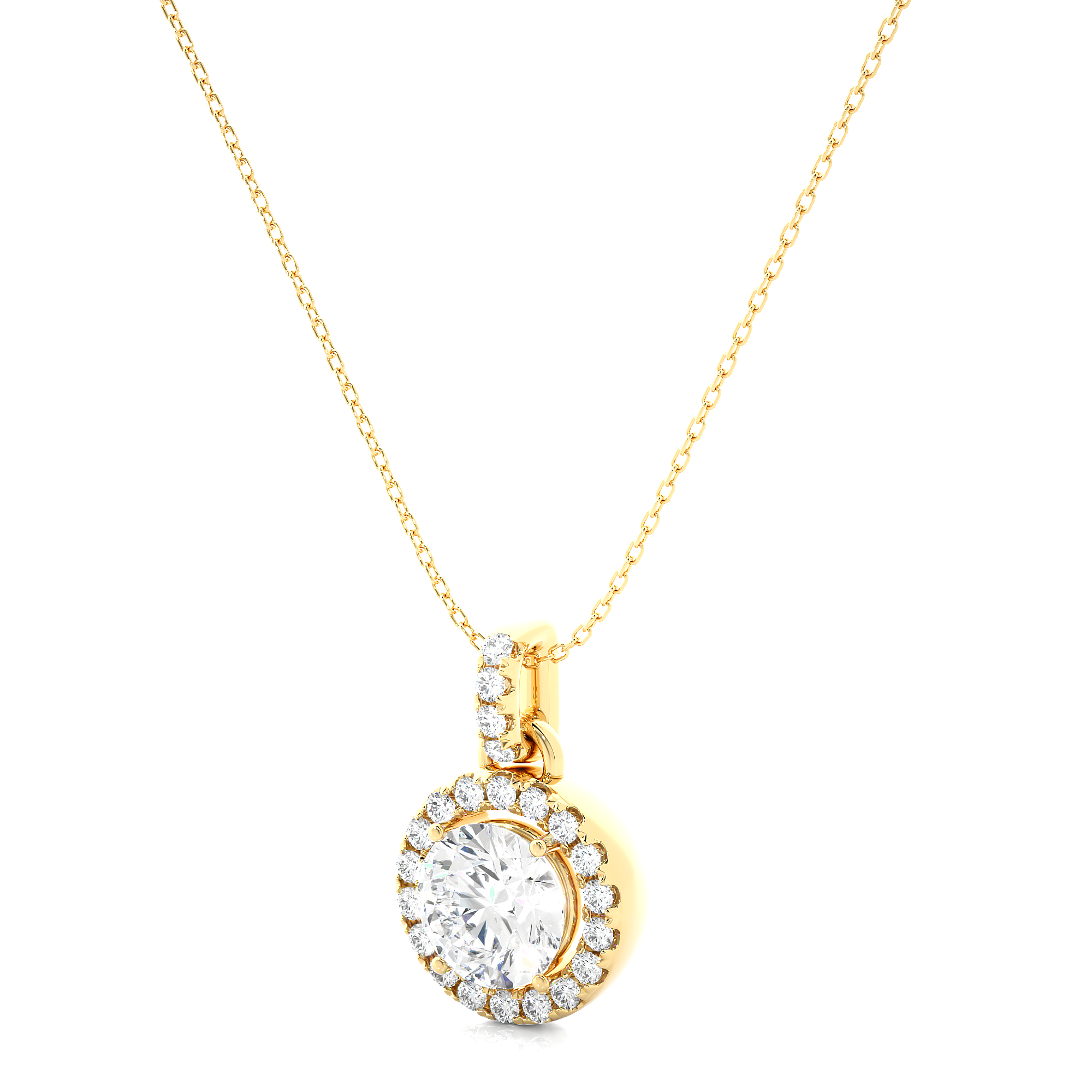 GUINEA DIAMOND PENDANT (YG)