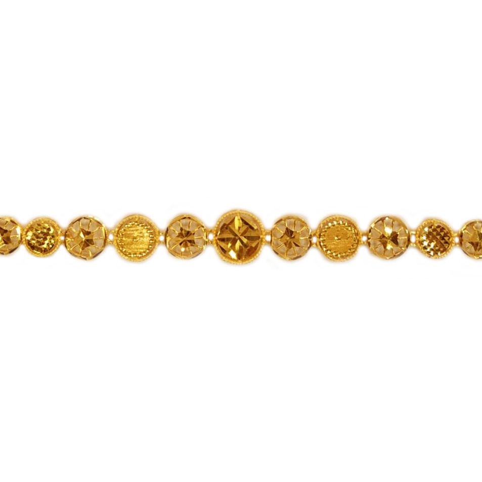 GUINEA 22K FANCY GOLD BRACELETS FOR WOMEN & GIRLS