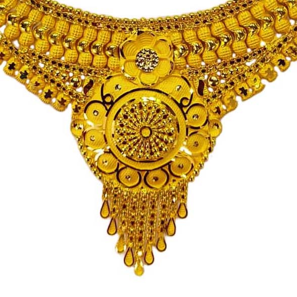 GUINEA 22k GOLD NECKLACE SET