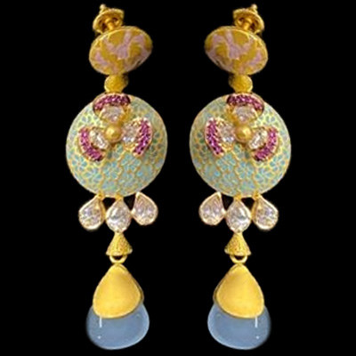 GUINEA 22k GOLD CLASSIC DESIGN LONG NECKLACE SET