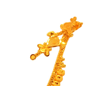 GUINEA 22k GOLD DESIGNER NECKLACE SET