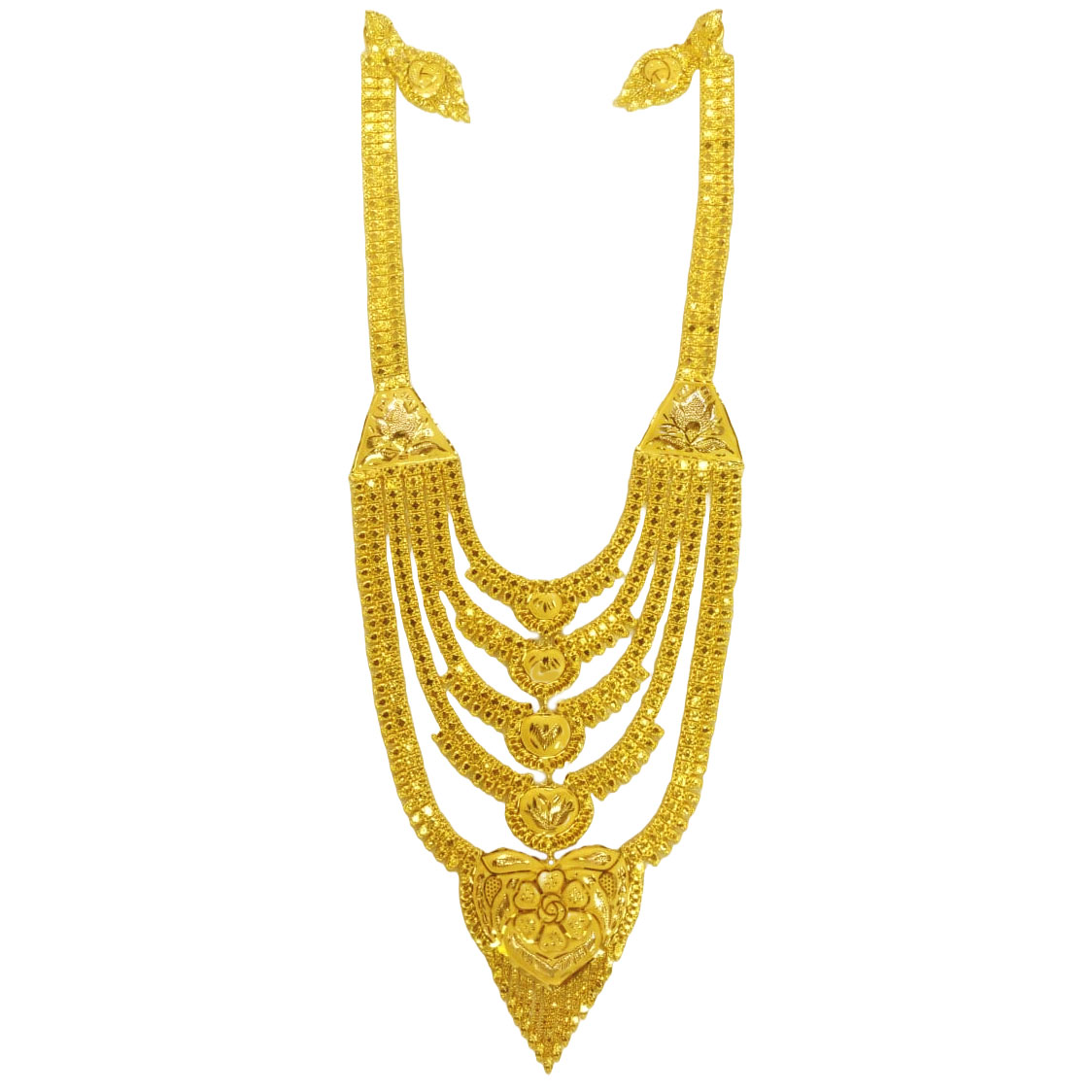 Lalitha Jewellery Gold Haram Designs In 25 Grams Lalitha Jewellers