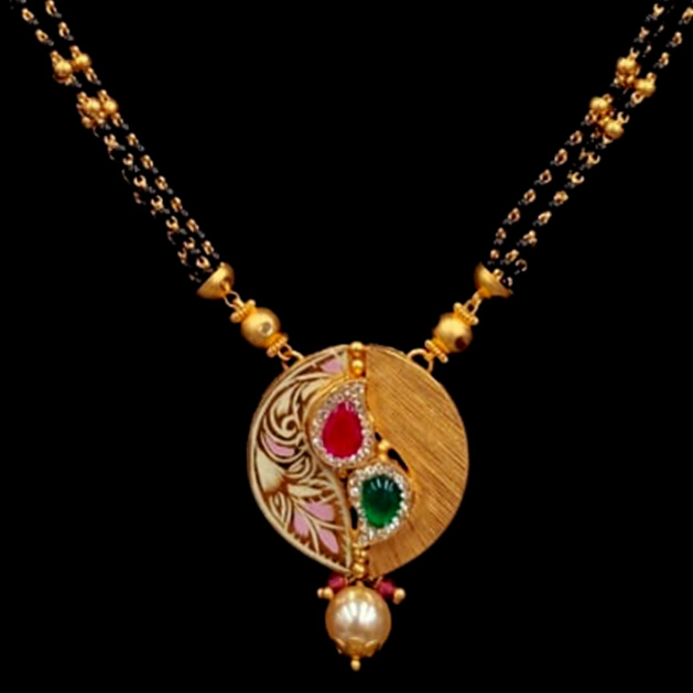 GUINEA 22k GOLD CLASSIC DESIGN LONG NECKLACE