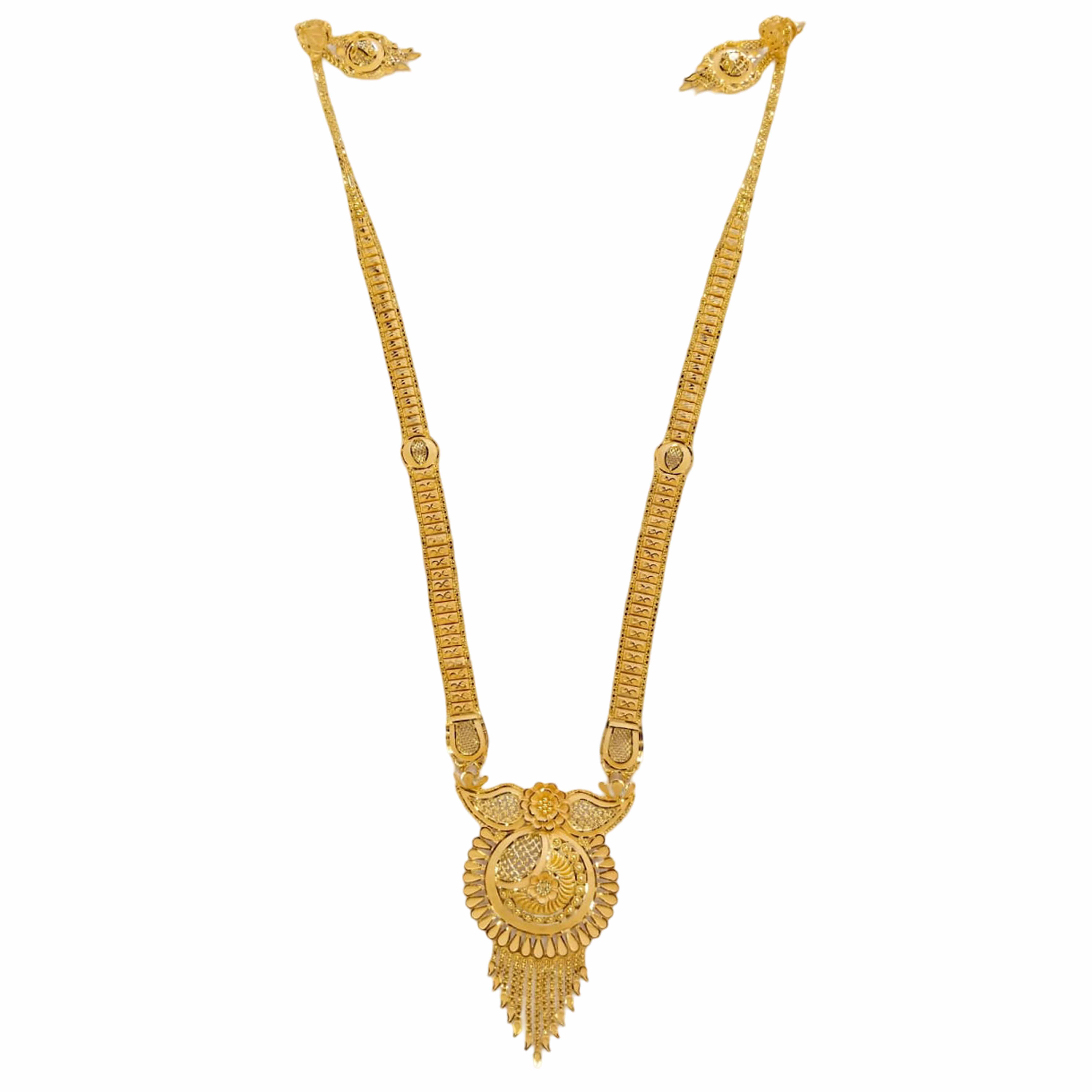 GUINEA 22k GOLD DESIGNER NECKLACE SET