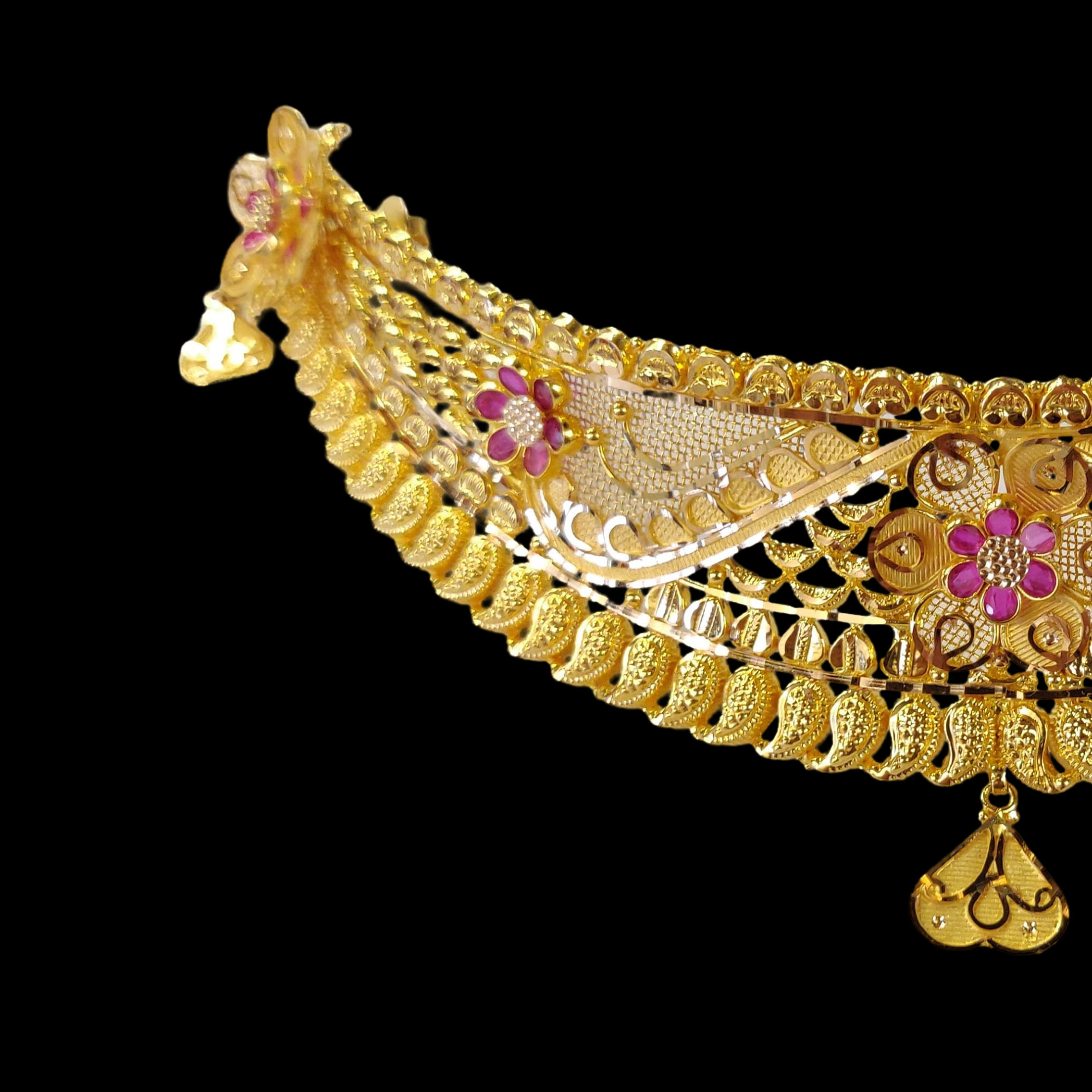 GUINEA 22k GOLD TRADITIONAL CHOKER SET FOR PARTY AND WEDDING WEAR
