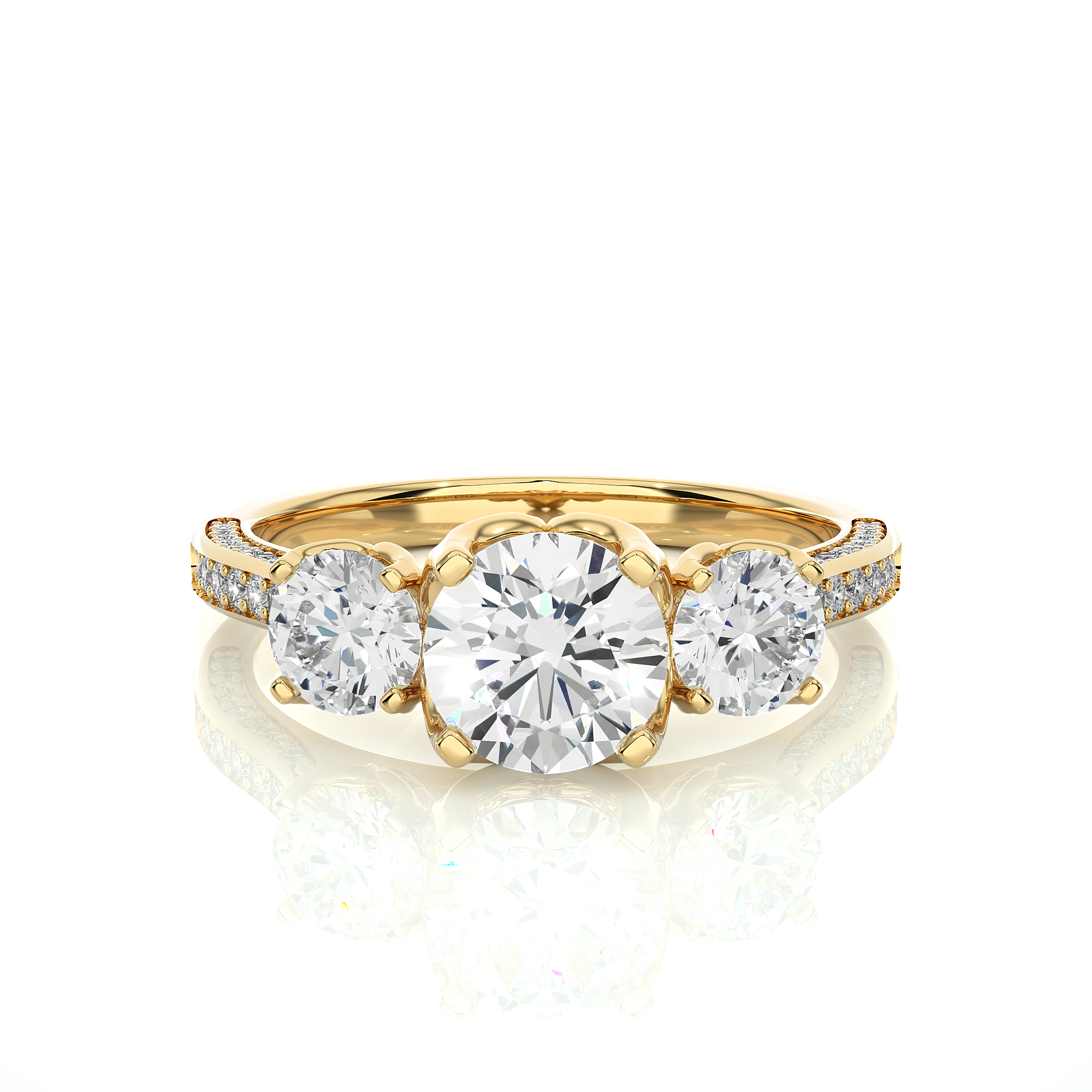 GUINEA DIAMOND RING (YG)