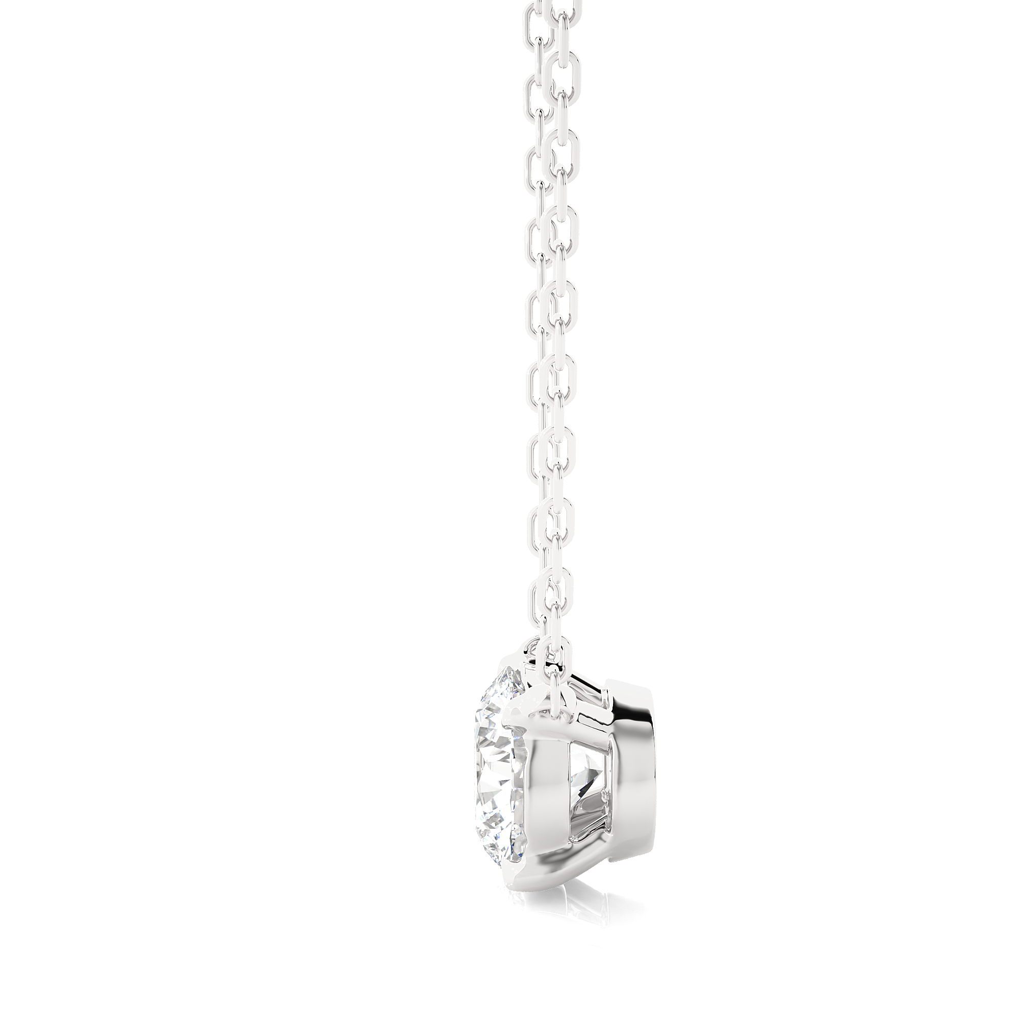 GUINEA DIAMOND PENDANT (WG)