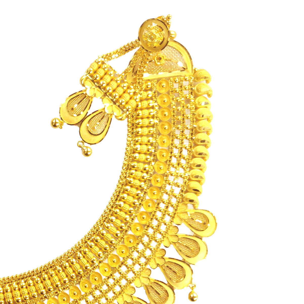 GUINEA 22k GOLD TRADITIONAL NECKLACE SET