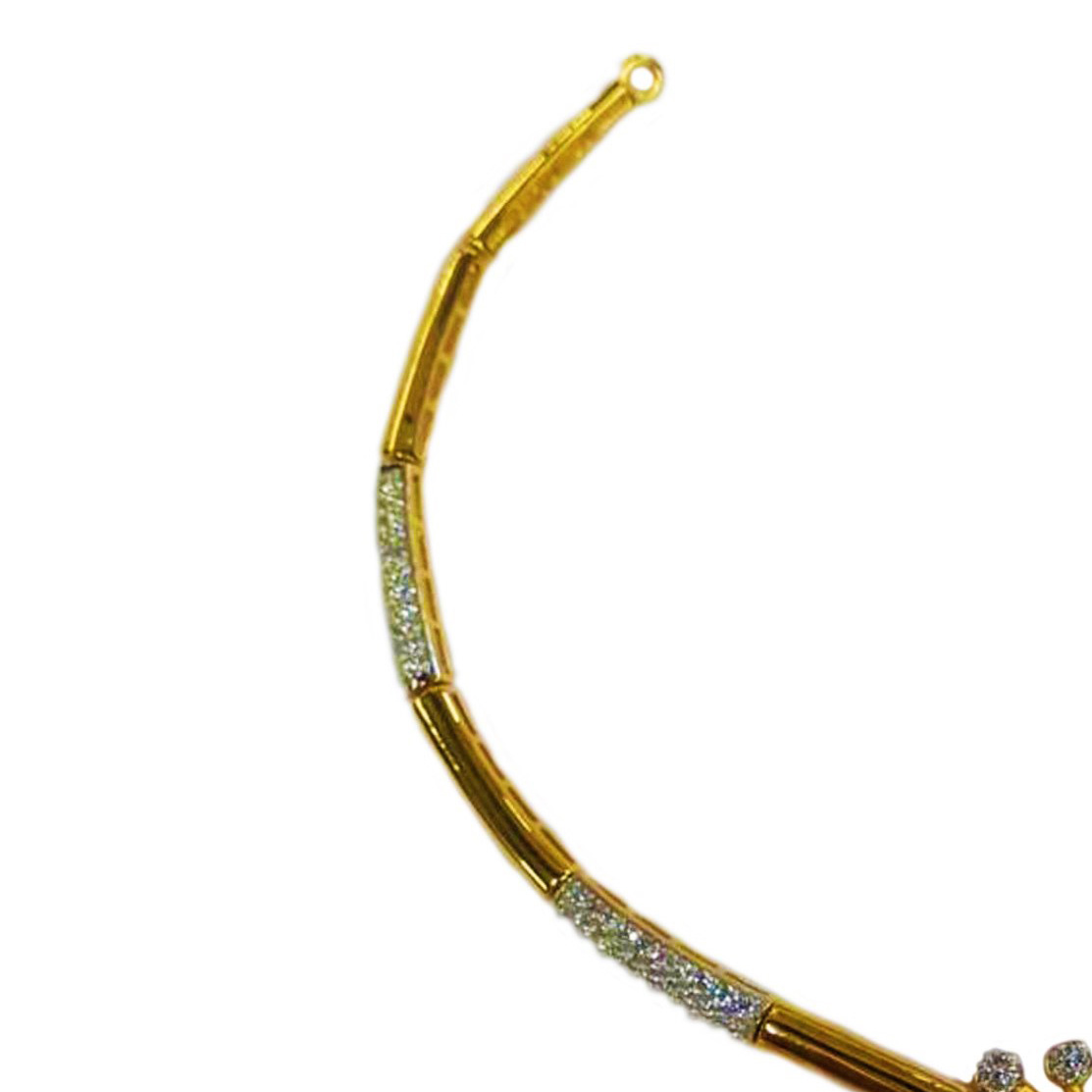 GUINEA 22k GOLD DESIGNER NECKLACE SET